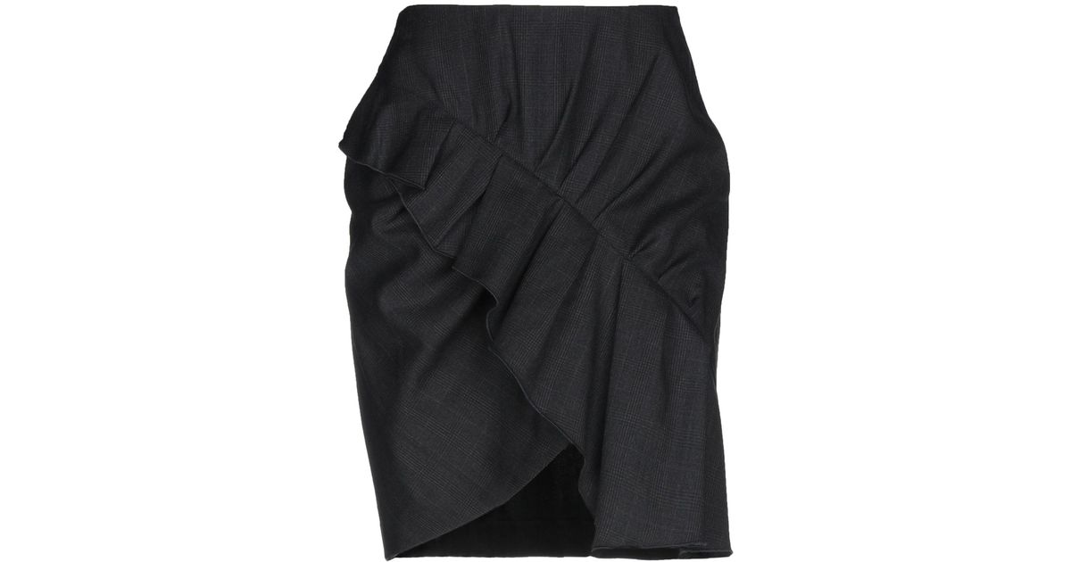 Étoile Isabel Marant Knee Length Skirt in Gray - Lyst