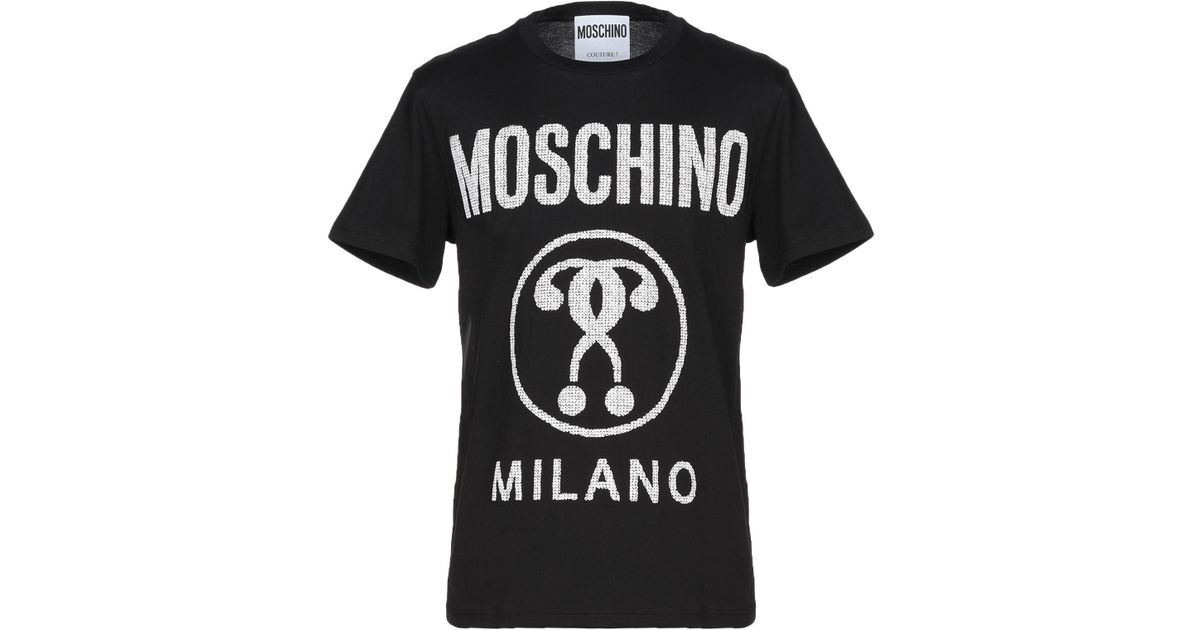 Moschino T-shirt in Black for Men - Lyst