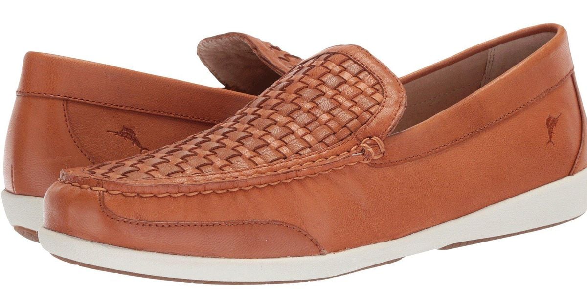 Lyst Tommy Bahama Taormina In Brown For Men Save 61 37931034482759   Tommy Bahama Tan Taormina Dark Brown Mens Slip On Shoes 