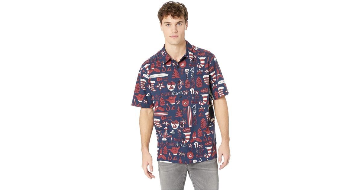 Lyst Quiksilver  Mele Kalilimaka Short Sleeve Christmas  