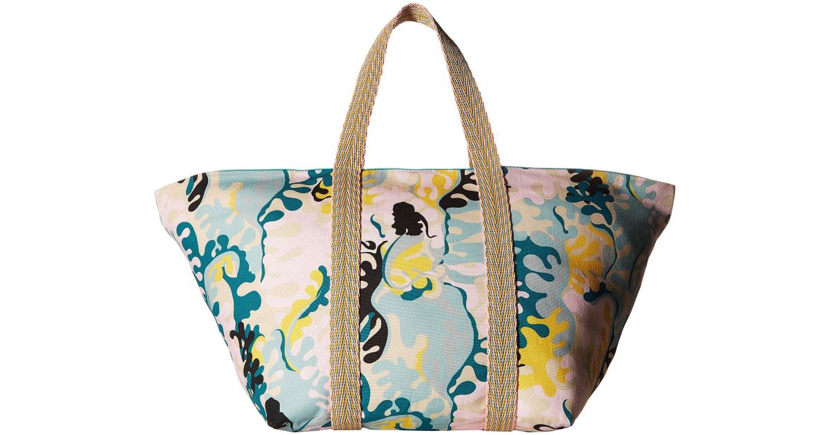 Lyst M Missoni Sea Tote In Blue