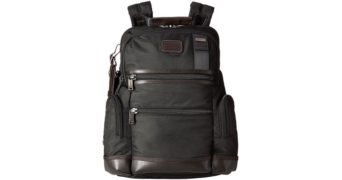 Tumi Alpha Bravo Knox Backpack In Brown Lyst