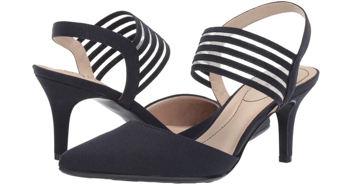 LifeStride Synthetic Sanya Slingback Pumps in Navy (Blue) - Save 2% - Lyst