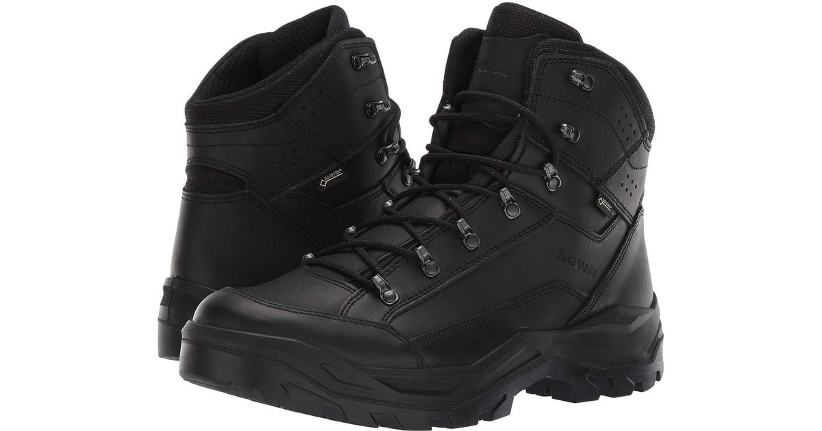 Lowa Leather Renegade Ii Gtx(r) Mid Tf in Black for Men Lyst