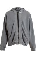 Haider Ackermann Raw Edge Sweatshirt in Gray for Men (Grey) | Lyst
