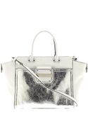 Milly Tote Sabrina Quilted in Silver (gunmetal) | Lyst
