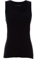 Rag & Bone Sleeveless Leather Shirt in Black | Lyst