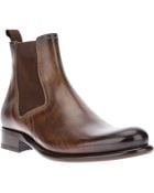 Santoni Shipley Chelsea Boot in Brown for Men (dark brown) | Lyst