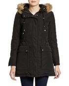 Andrew Marc Andy Fur Trimmed Hooded Down Jacket - Lyst