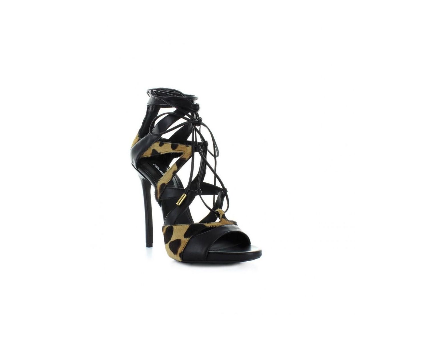 Dsquared2 The Giant Sandals Black High Heeled Sandals for Dsquared2 The Giant Sandals Black High Heeled Sandals for