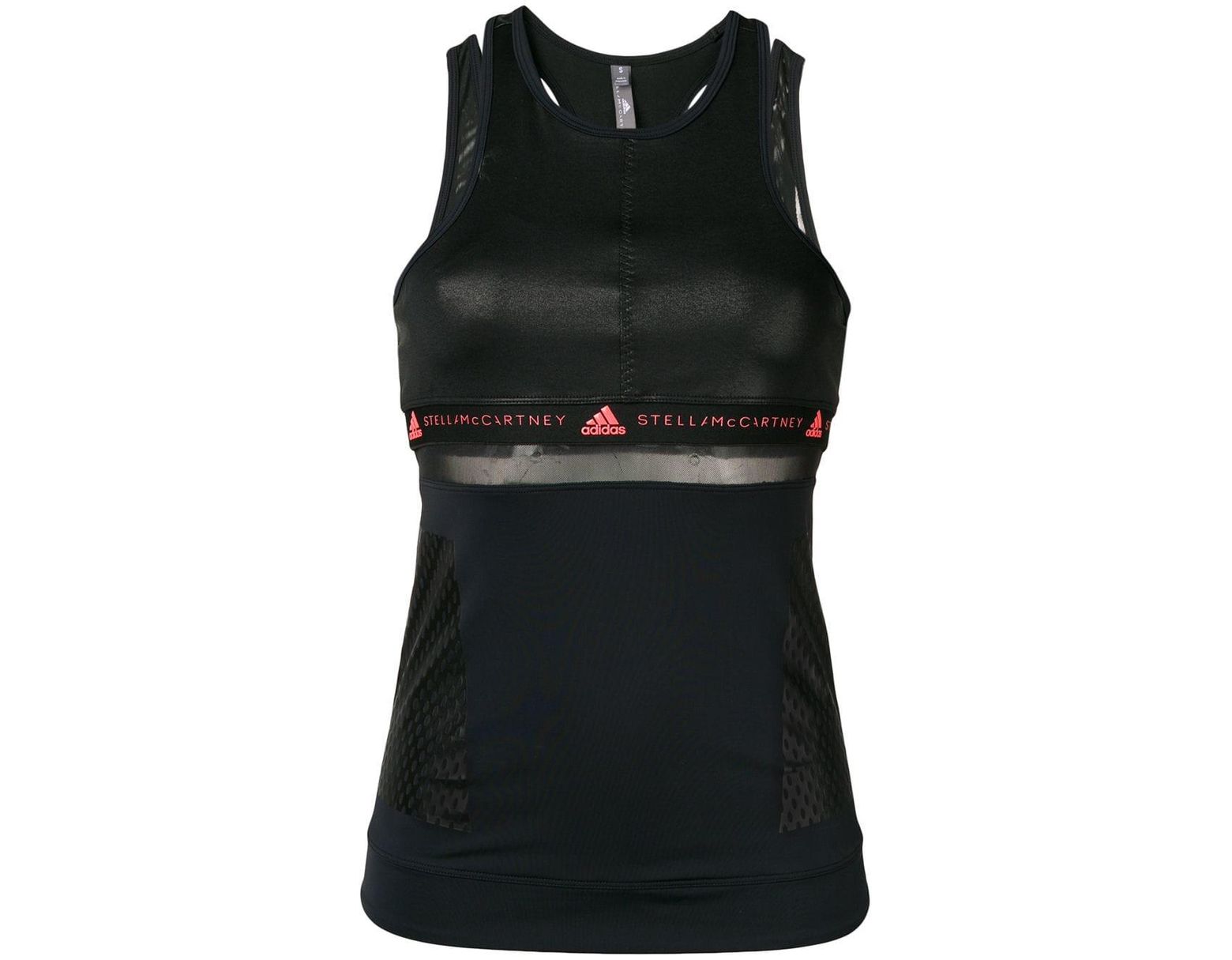adidas By Stella McCartney Esqueleto Run Tank Top in Black adidas By Stella McCartney Esqueleto Run Tank Top in Black