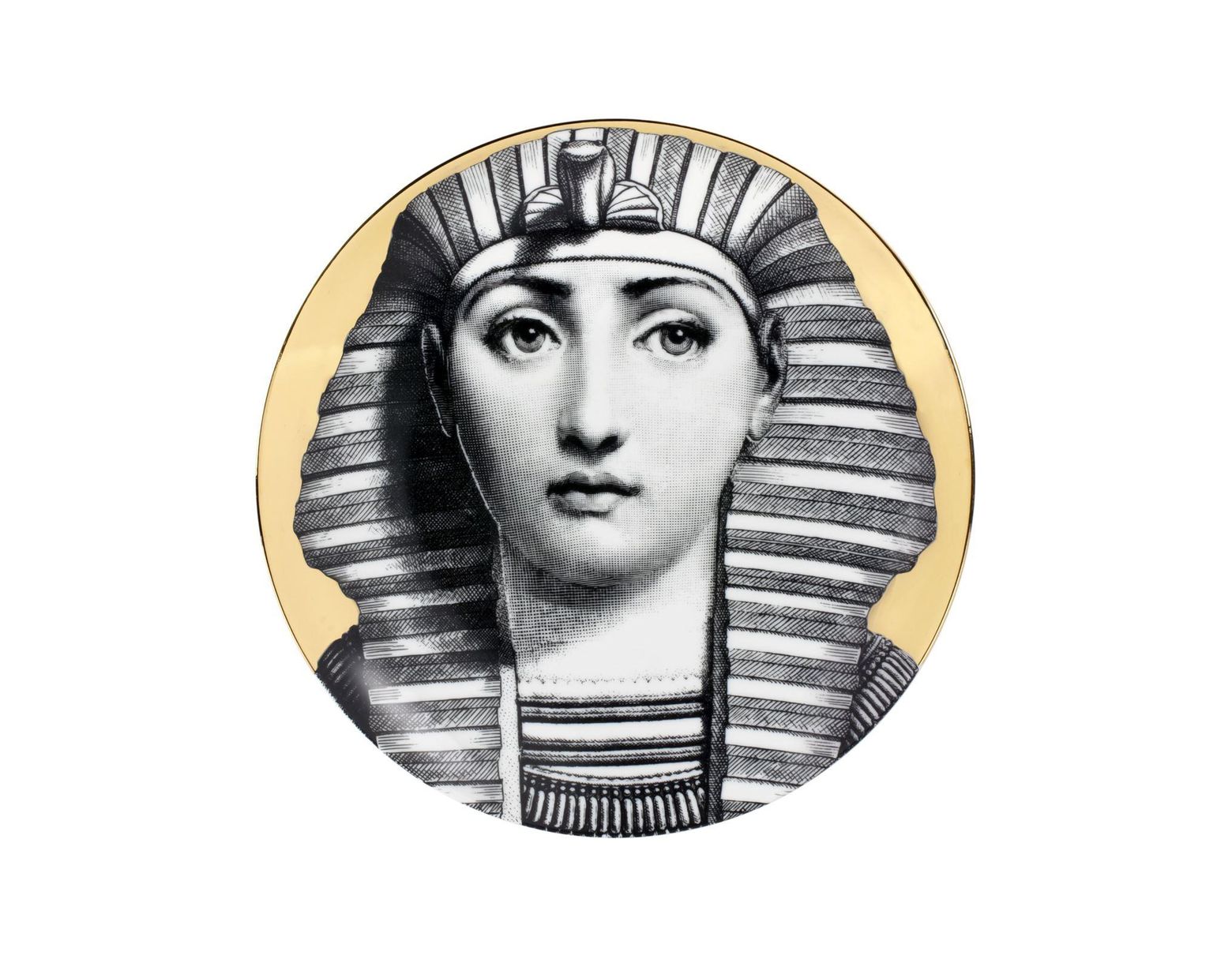 Fornasetti Tema E Variazioni Wall Plate No 221 In Black Fornasetti Tema E Variazioni Wall Plate No 221 In Black
