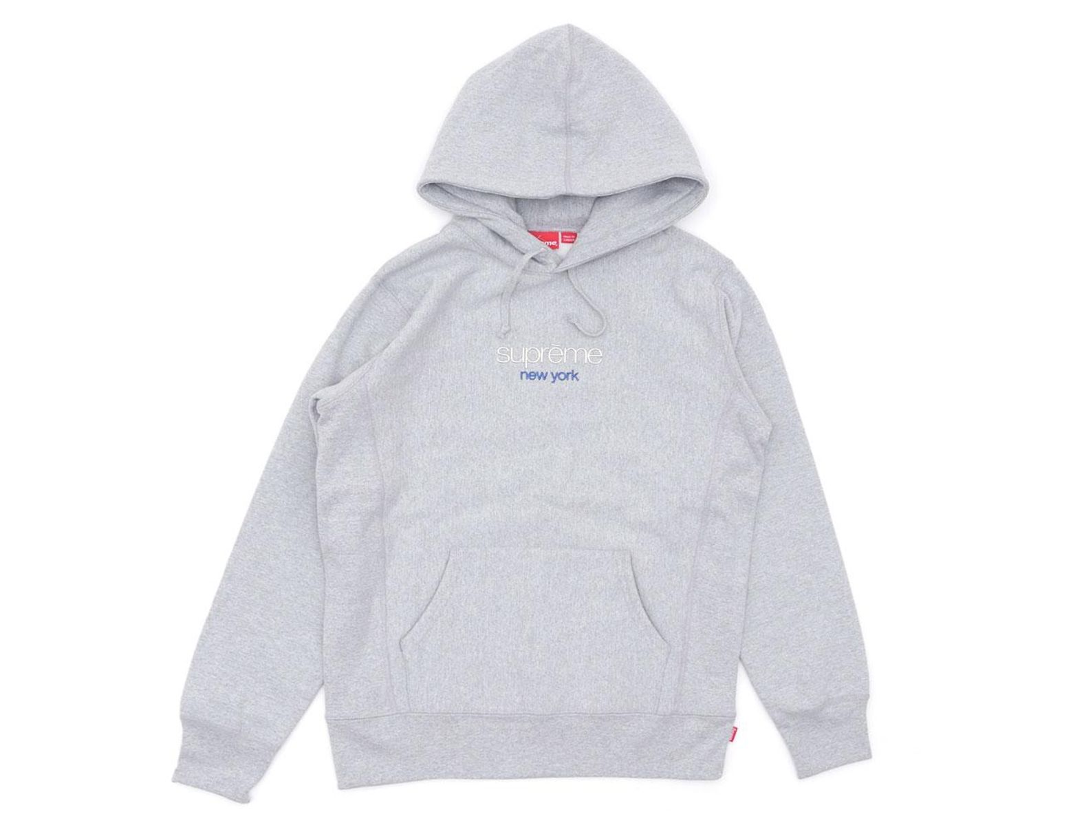 supreme grey sweater
