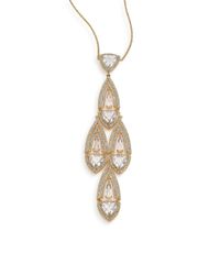 Adriana Orsini | Metallic Athena Chandelier Pendant Necklace | Lyst