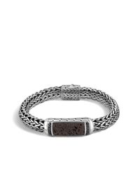 John Hardy | Black Classic Chain Large Station Bracelet for Men | Lyst