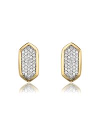 Monica Vinader | Metallic Baja Stud Earrings | Lyst