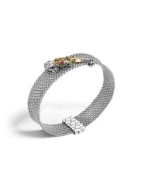 John Hardy | Gray Naga Mesh Bracelet | Lyst