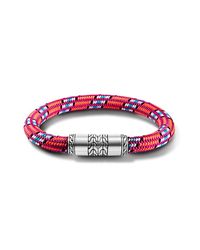 John Hardy | Station Bracelet On Multicolor Hot-Pink Sailing Cord for Men | Lyst