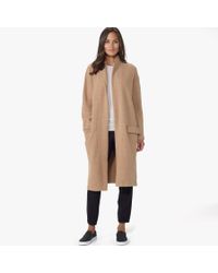 James Perse Natural Felt Melange Coat