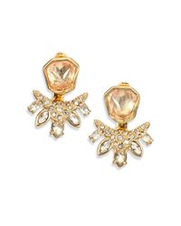 Alexis Bittar | Metallic Miss Havisham Liquid Pave Fancy Kite Crystal Stud Earrings | Lyst