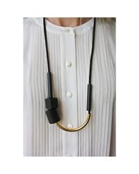 Maslo Jewelry | Metallic Chock A Block Necklace | Lyst