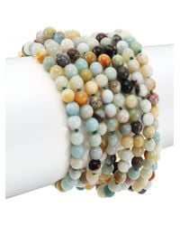 Kenneth Jay Lane | Multicolor Beaded Eight-row Bracelet | Lyst