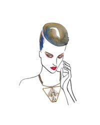 Anndra Neen | Metallic Trapezoid Shell Necklace | Lyst
