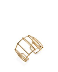 Rebecca Minkoff | Metallic Cage Cuff Bracelet | Lyst