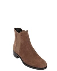tod's suede boots mens