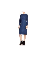 VINCE | Teal Bouclé Dress | Lyst