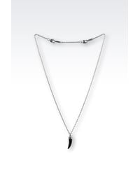 Emporio Armani | Metallic Necklace for Men | Lyst