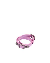 Balenciaga | Pink Classic Bracelet Triple Tour | Lyst