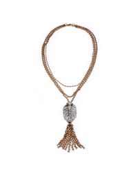 Lulu Frost | Metallic Silvertone Drift Tassel | Lyst