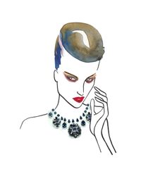 Shourouk - Blue Widow Necklace - Lyst