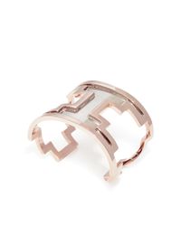 Monica Sordo | Metallic M'o Exclusive: Ducane Rose Gold And Ruthenium Cuff | Lyst