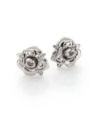 Marc By Marc Jacobs | Metallic Jerrie Rose Stud Earrings | Lyst