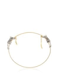 Bibi Van Der Velden | Metallic Monkey & Banana Bangle Bracelet | Lyst