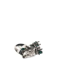Alexander McQueen | Multicolor Royal Skull Ring for Men | Lyst