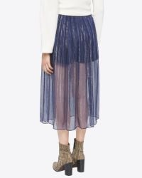 Billy Reid - Blue Gatsby Skirt - Lyst