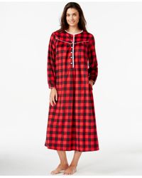 buffalo check night gown