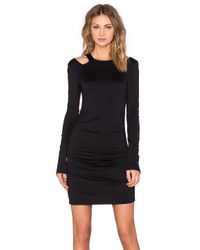 Susana monaco Ivy Stretch-Jersey Dress in Black | Lyst