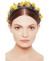 Masterpeace | Blue Field Flower Headband | Lyst
