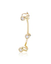 Ana Khouri | Metallic White Diamond And 18k Yellow Gold Time Ear Cuff | Lyst