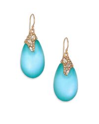 Alexis Bittar | Blue Desert Jasmine Lucite & Crystal Teardrop Earrings/aqua | Lyst