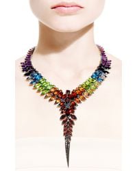 Stephen Webster | Multicolor Rainbow Feather Collar Necklace | Lyst