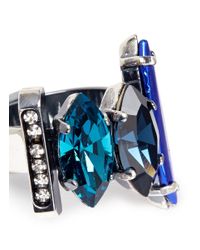 Iosselliani | Blue Decò Crystal Ring | Lyst