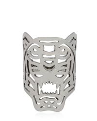KENZO | Metallic Oversize Tiger Ring | Lyst