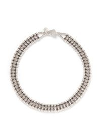 Philippe Audibert | Metallic 'lys' Flower Bead Choker Necklace | Lyst