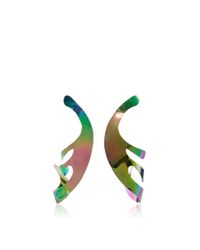 Rosie Assoulin | Multicolor Roxanne Assoulin For Oil Slick Small Sculptural Earrings | Lyst