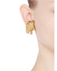 Ela Stone | Metallic 'grace' Leopard Head Earrings | Lyst